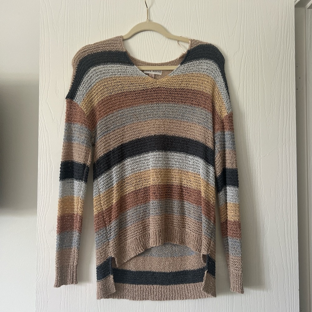 Striped sweater, light weight